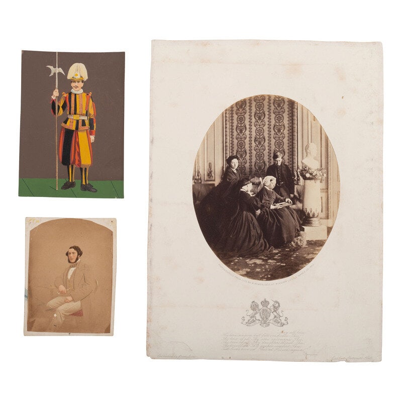 [Early Photography] Group of 190 Carte de Visites and Cabinet Cards of European Subjects, incl. Roya: [Early Photography] Group of 190 Carte de Visites and Cabinet Cards of European Subjects, incl. Royalty. Approx. 190 CDVs and cabinet cards of men, women, and children, including identified