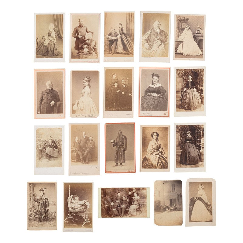 [Early Photography] Group of 325 Carte de Visites of European Subjects, Landmarks, Art, and More (1 of 8)