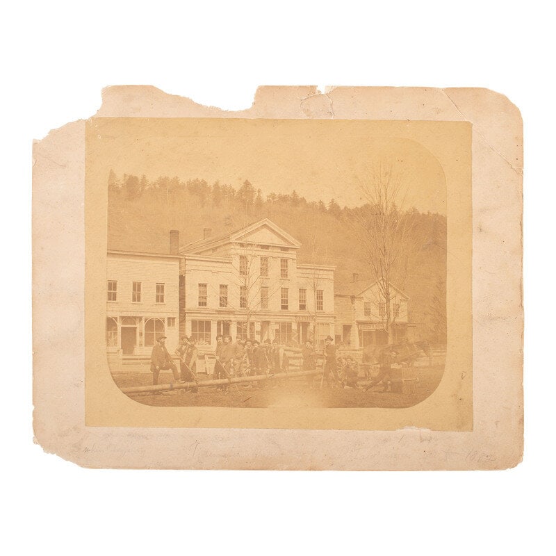 [Early Photography] Group of 10 Photos of Occupational Scenes, incl. Blacksmiths and Fire Fighters: [Early Photography] Group of 10 Photos of Occupational Scenes, incl. Blacksmiths and Fire Fighters Lot comprised of 10 albumen photographs, including cabinet cards, large format prints, and a