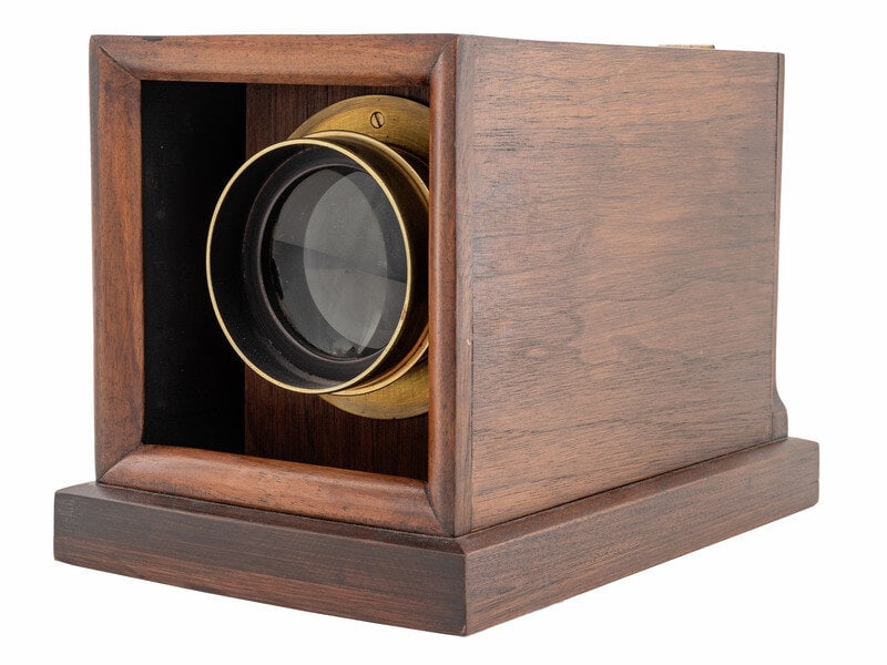 [Early Photography] Replica "Plumbe"-style Daguerreotype Camera by Robert Lisle, 1984  (1 of 4)