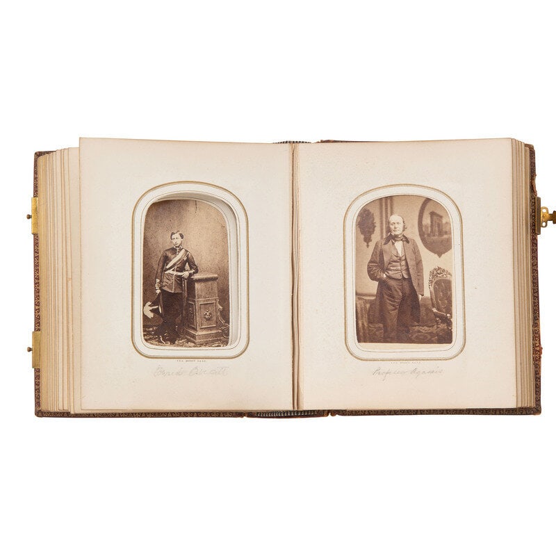 [Early Photography] Three Portrait Albums of European Personalities, Royalty and Other Notables  (1 of 6)