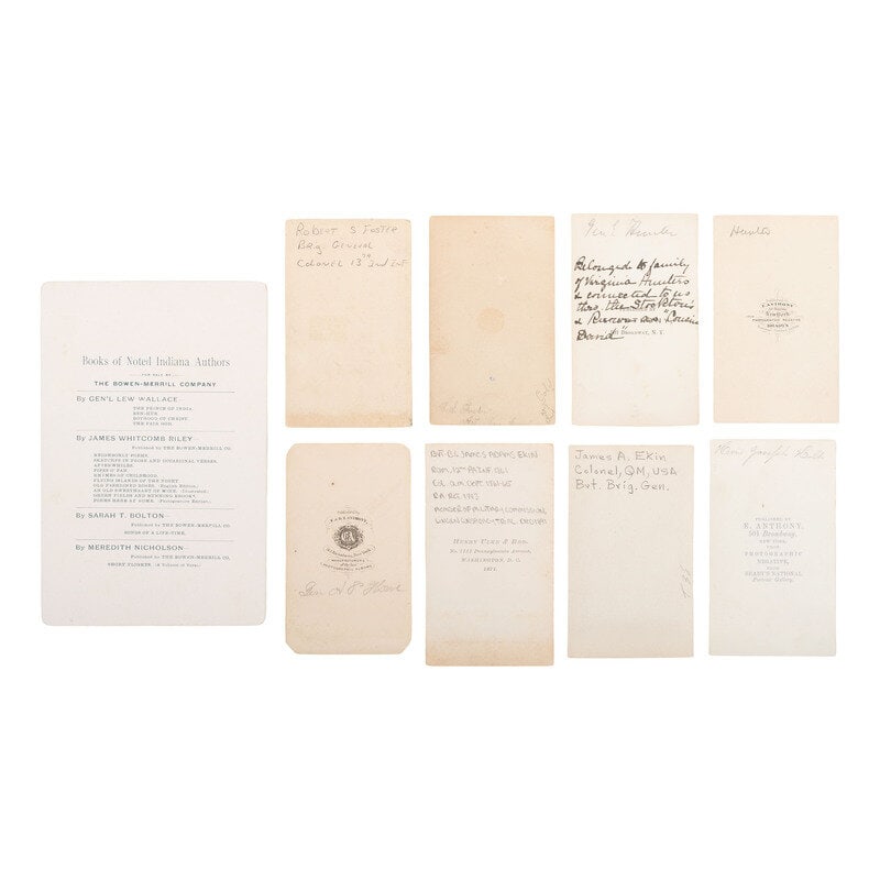 [Lincoln, Abraham] Group of Eight Photographs of Lincoln Conspirators Military Trial and Commission  - 2