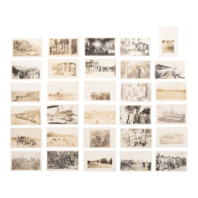 [Mexican Border War] Group of RPPCs and Albums from the Mexican Border War, incl. Fort Bliss and Eag (1 of 6)