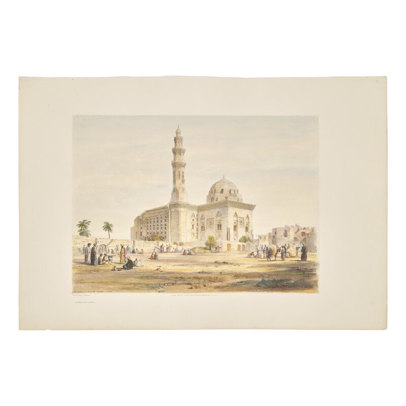[Prints] Roberts, David. Group of Eight Prints: [Prints] Roberts, David. Group of Eight Prints London: F.G. Moon, 1841-48. Group of eight prints, each roughly 17 1/2 x 24 1/2 in. (445 x 622 mm) Views include: Convent of St. Saba; Approach to the F