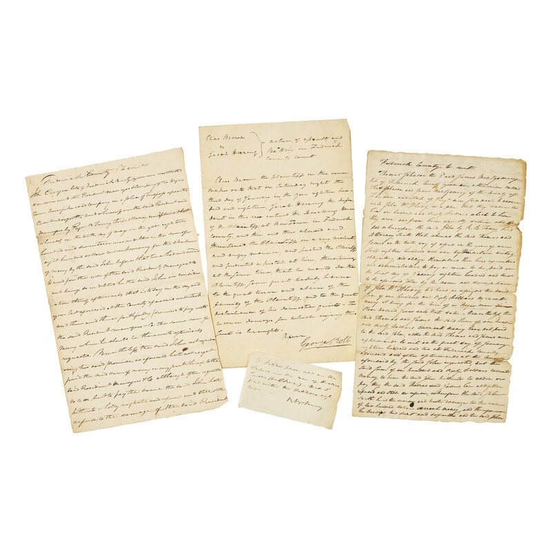 [Supreme Court] Taney, Roger B. Group of Five Signed Documents (1 of 4)