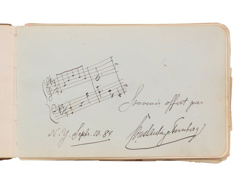 [Theater] Autograph Album, ca. 1881 - 3