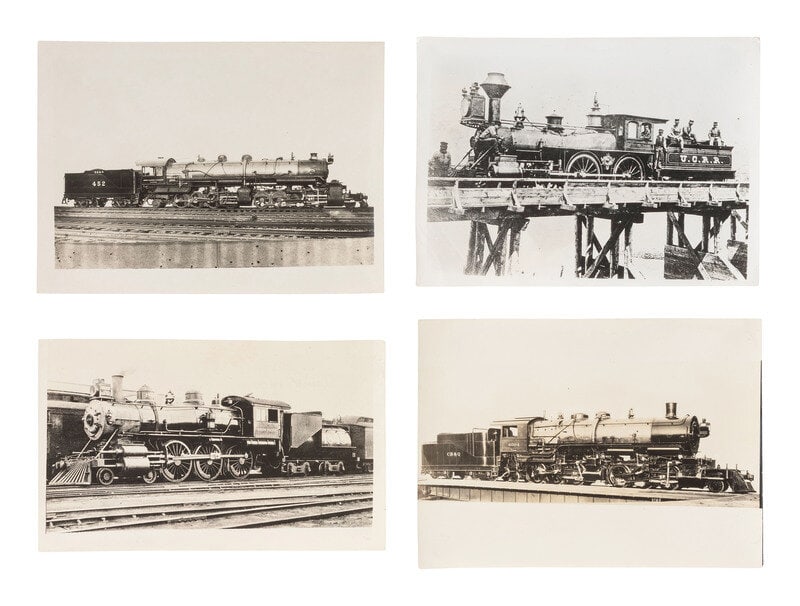 [Transportation] Collection of Over 140 Photographs of Locomotives. ca 1910s-1940s. : [Transportation] Collection of Over 140 Photographs of Locomotives. ca 1910s-1940s. 140+ silver gelatin photographs, including original prints and period copy images (some made from 19th