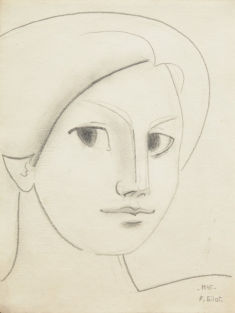 Françoise Gilot (French, 1921-2023) Pensées Heureuses, 1945 (1 of 4)