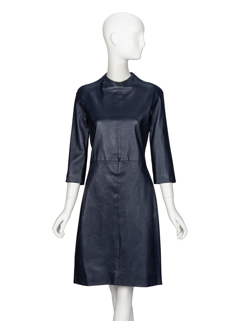 The Row, Fitted Leather Dress (1 of 4)