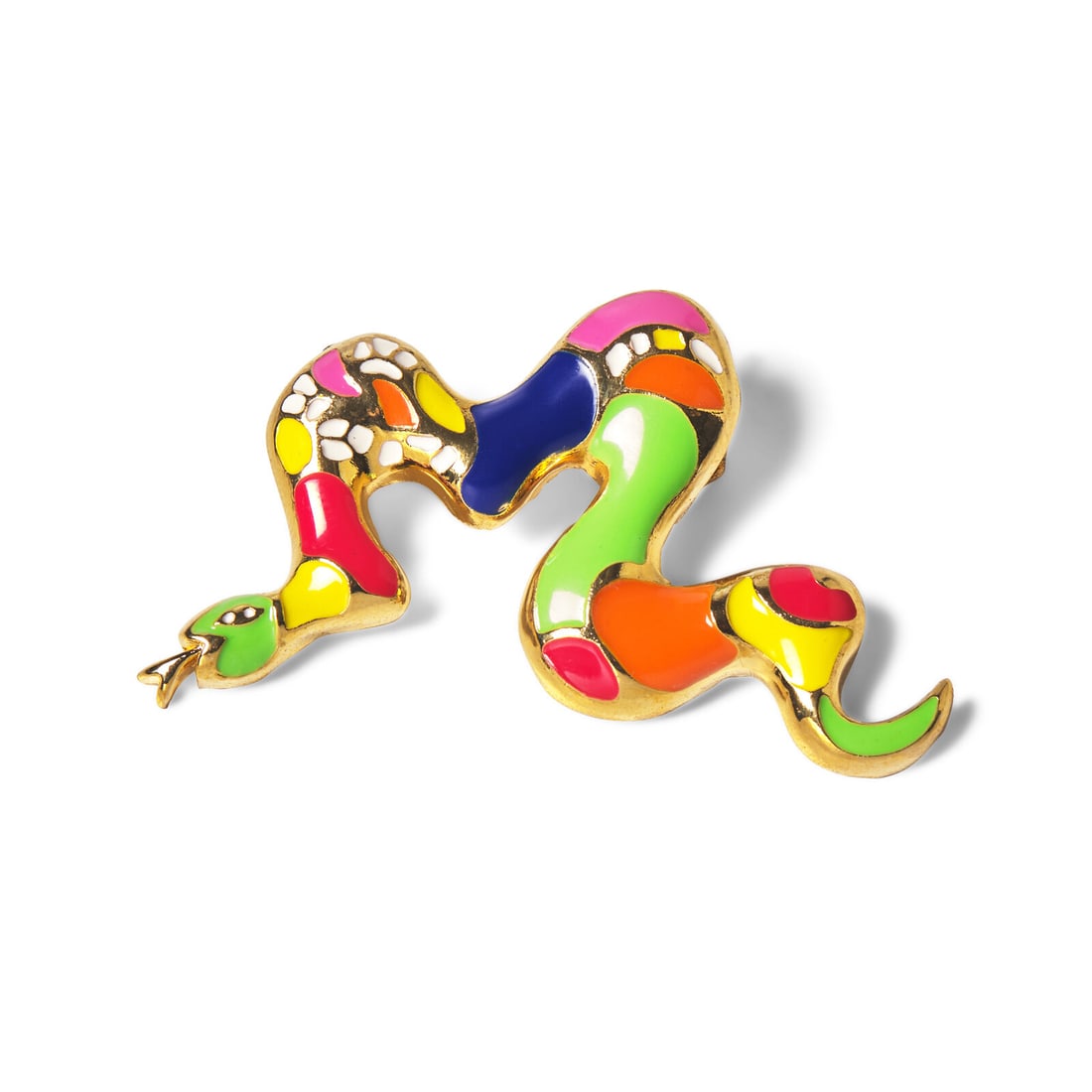 Niki de Saint Phalle (French, 1930-2002) Serpent (Brooch and Necklace) (1 of 4)