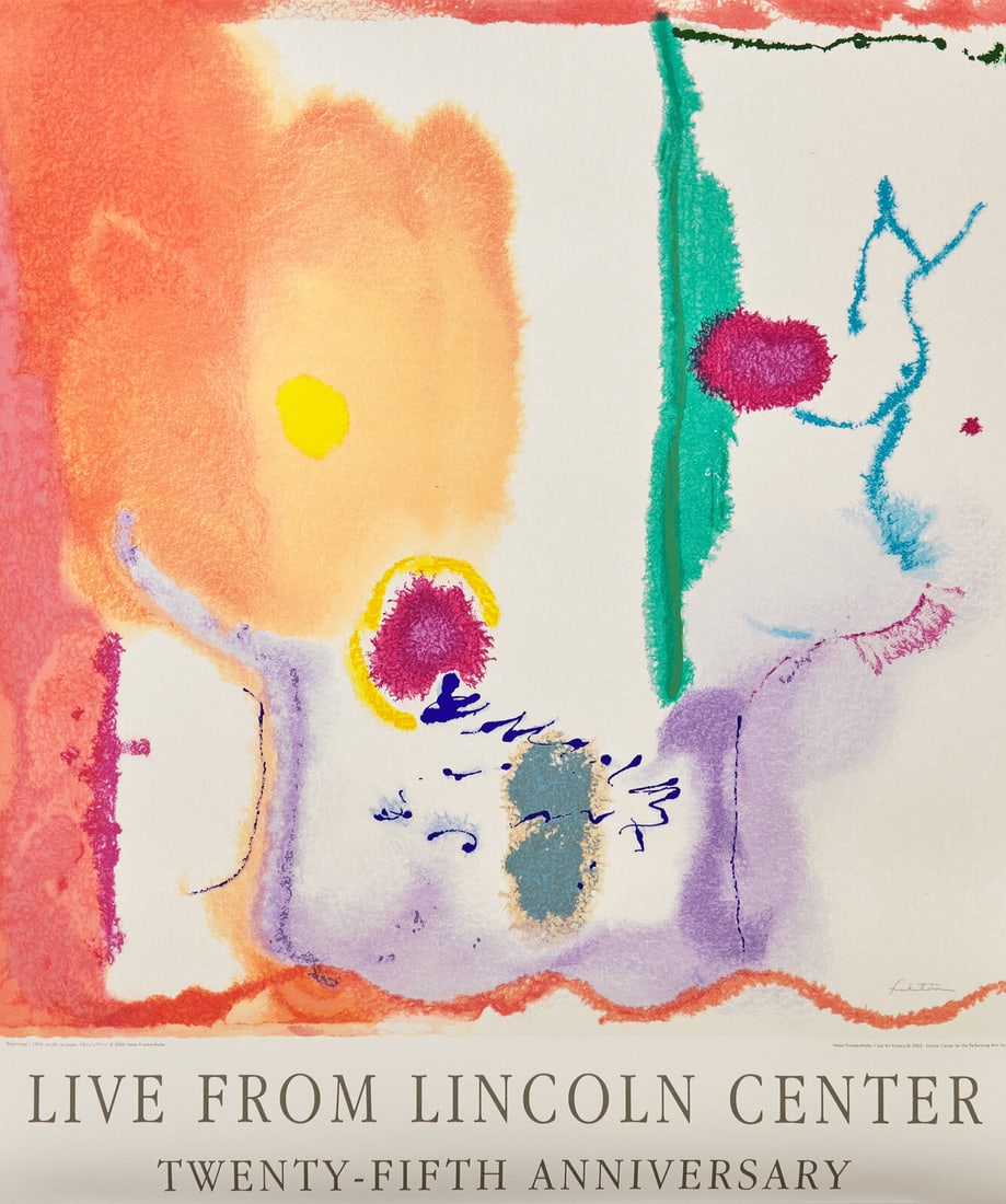 Helen Frankenthaler (American, 1928-2011) Live from Lincoln Center: Twenty-Fifth Anniversary (1 of 1)