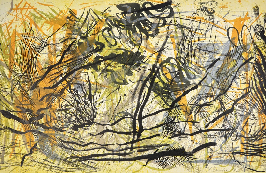 Lynda Benglis (American, b. 1941) Barrier Wave II, 1993 (1 of 2)