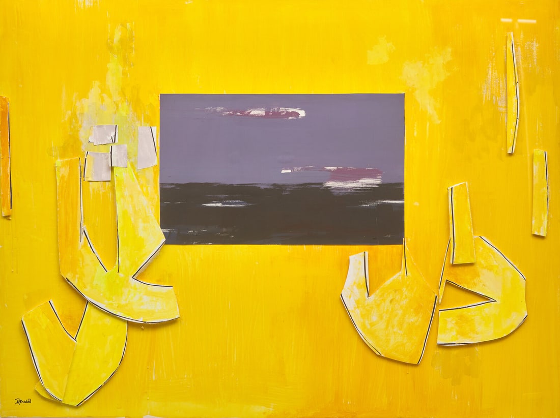 Judith Rothschild (American, 1921-1993) Southwest, 1980: Judith Rothschild (American, 1921-1993) Southwest, 1980 relief of foamboard, collage, acrylic and ink on foamboard signed Rothschild (lower left) 40 x 53 inches. This lot is located in Philadelphia. P