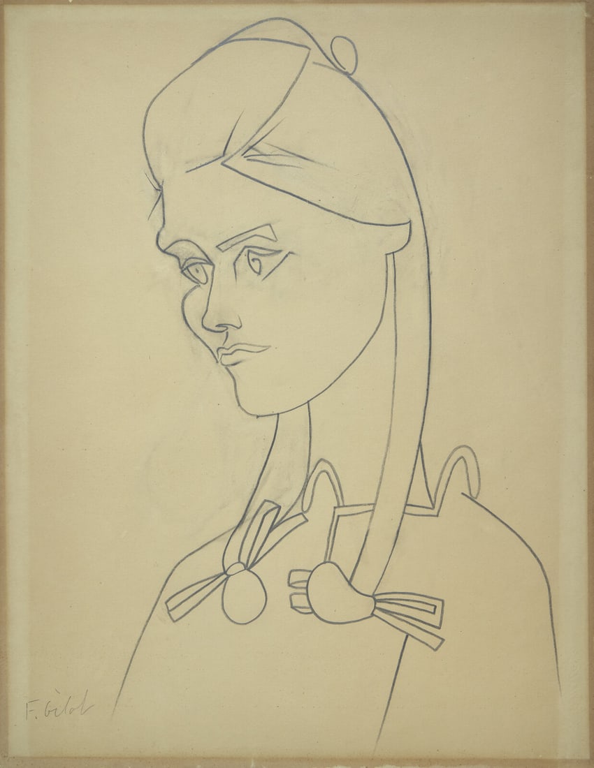 Françoise Gilot (French, 1921-2023) Portrait de Cecile Miguel, 1951 (1 of 2)