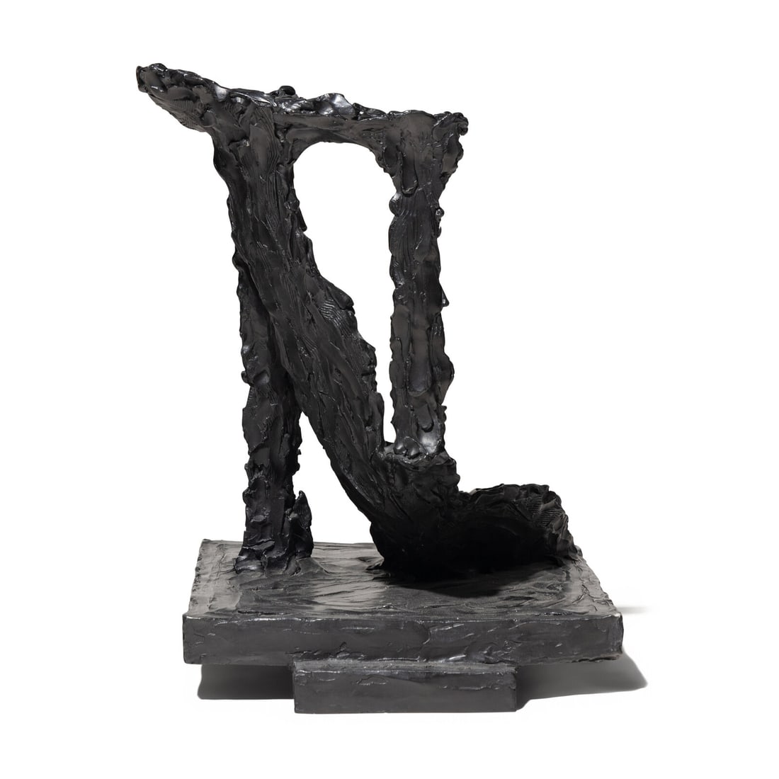 Bryan Hunt (American, b. 1947) Small Helen, 1982: Bryan Hunt (American, b. 1947) Small Helen, 1982 bronze with black patina incised Bryan Hunt, dated and numbered 4/4 16 1/4 x 13 x 12 1/2 inches. This lot is located in Chicago.