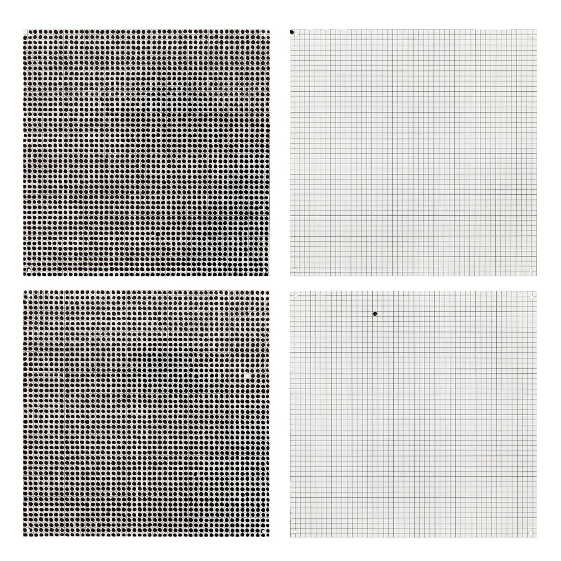 Jennifer Bartlett (American, 1941–2022) Positive Negative Series #4, 1971 (1 of 10)