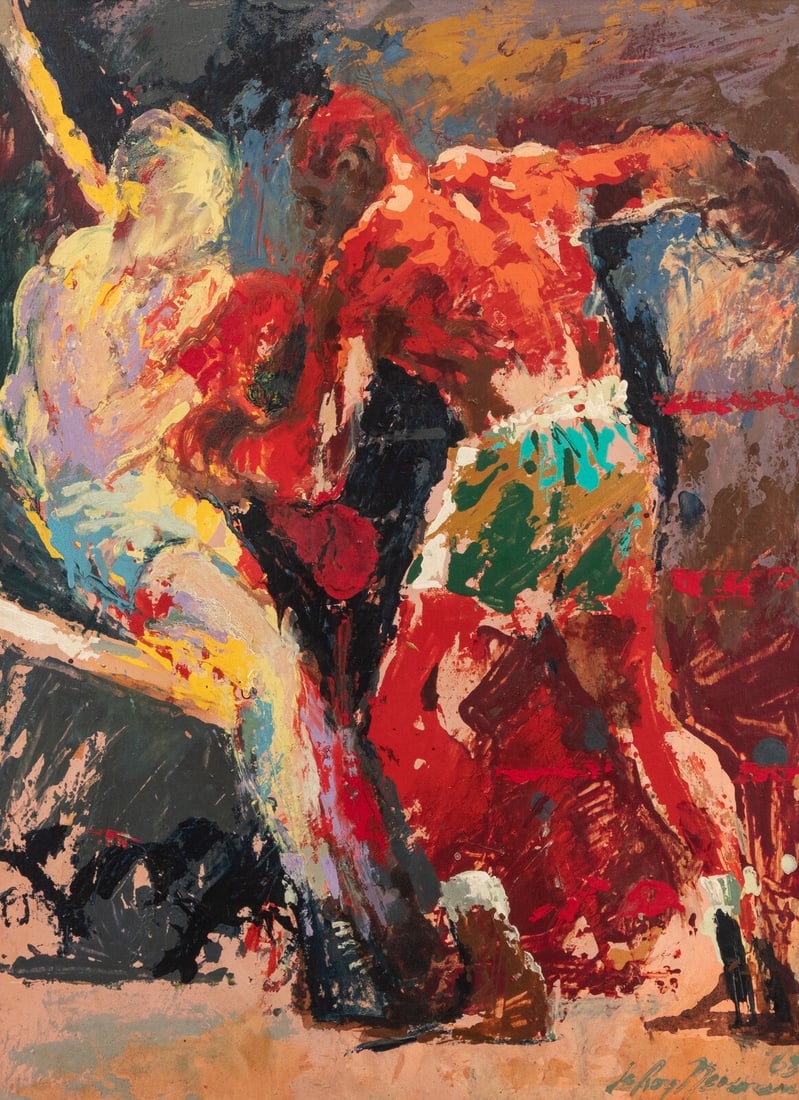 LeRoy Neiman (American, b. 1927) Liston when Champion, 1963 (1 of 4)