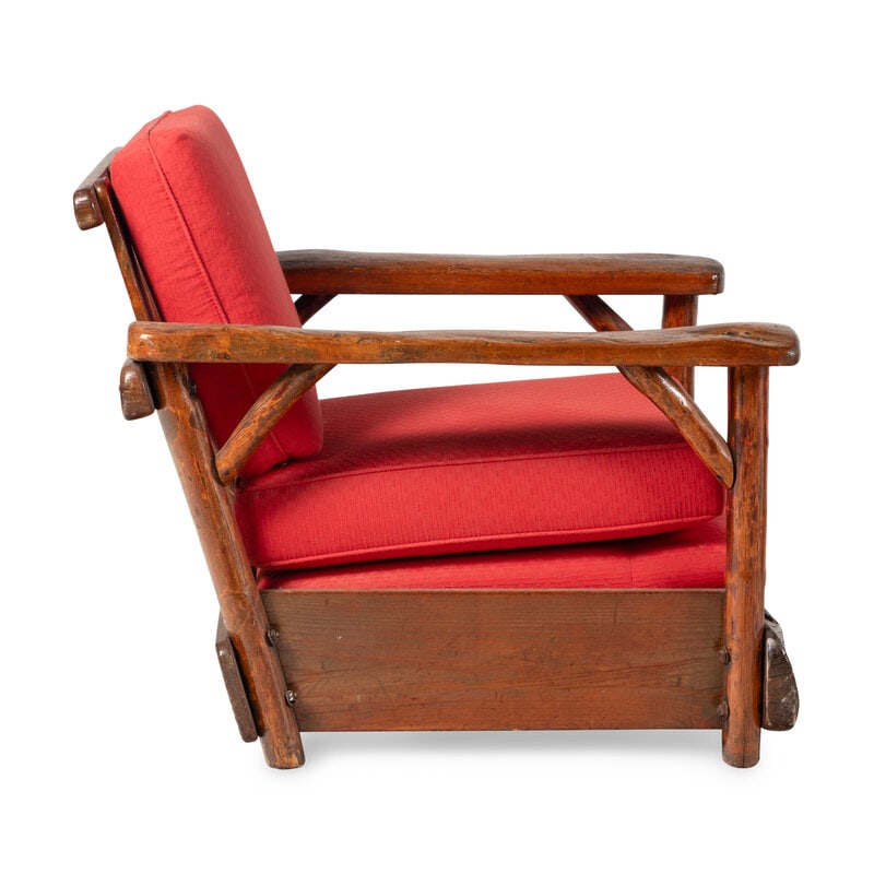 A Pair of Club Chairs in the Style of Thomas Molesworth - 2