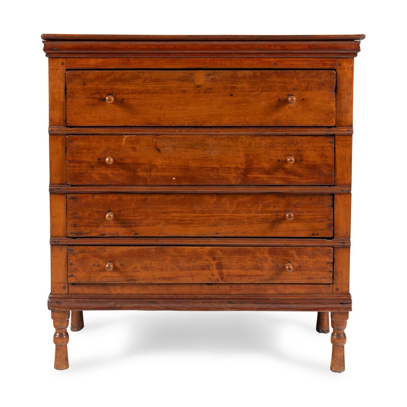 A Rustic American Chest of Drawers (1 of 2)