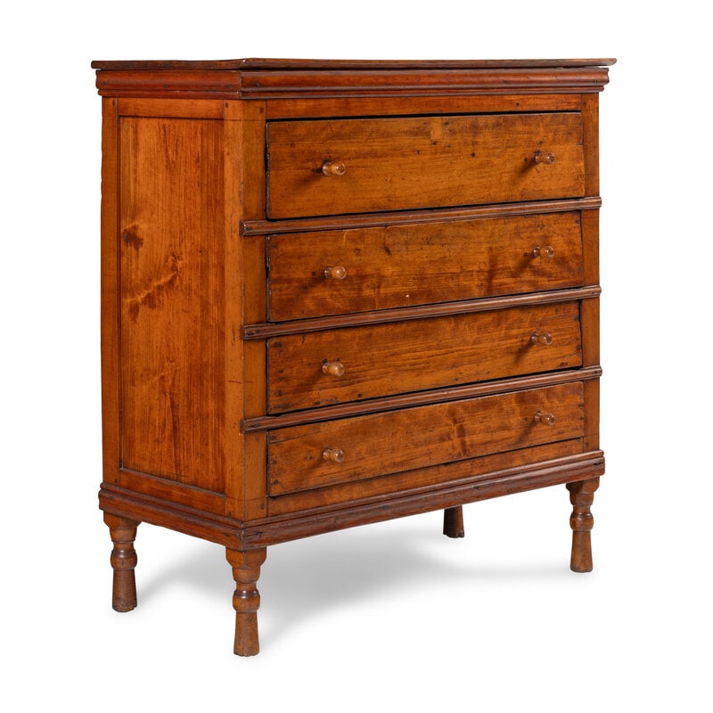 A Rustic American Chest of Drawers - 2