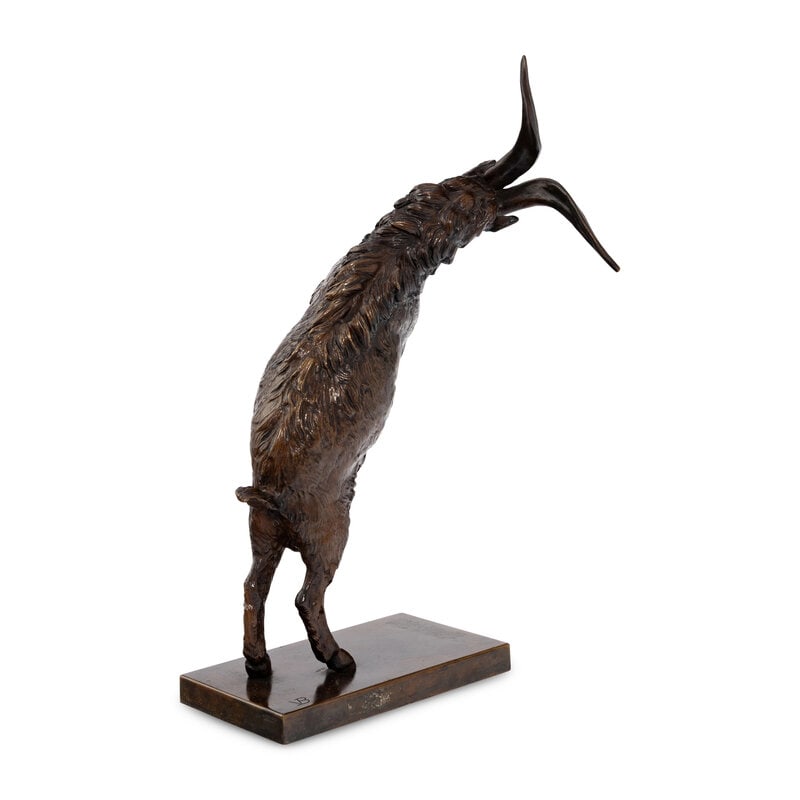 Vilhelm Bissen (Danish, 1836-1913) Mountain Goat - 2