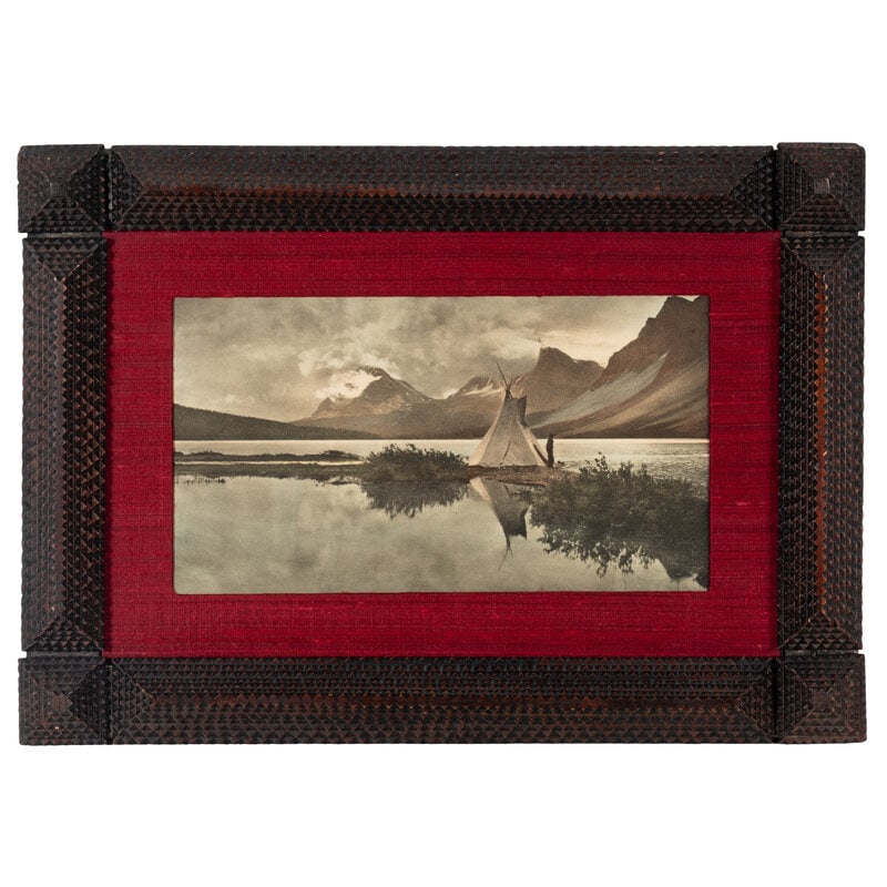 A Group of Tramp Art Frames - 4