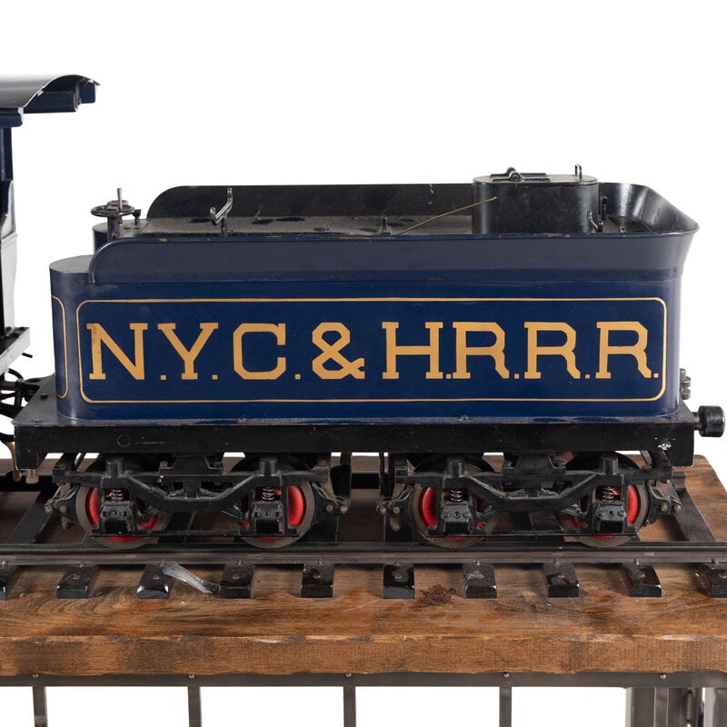 A 7 1/2-Inch Live-Steam Model Train of a New York Central and Hudson River Rail Road Engine and Tend - 4