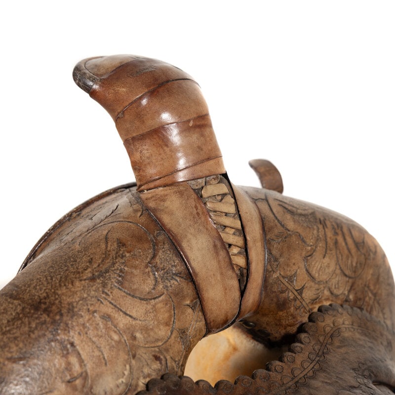 A High-Backed Western Saddle, by Miles City Saddlery - 3