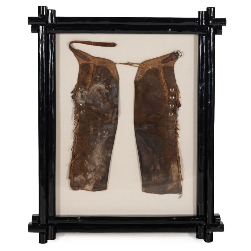 Two Pairs of Joseph Heinrich Framed Cowboy Chaps - 4