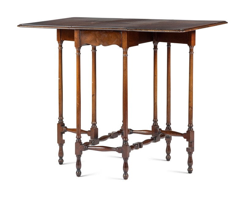 A George III Style Mahogany Spider-Leg Drop-Leaf Table - 3