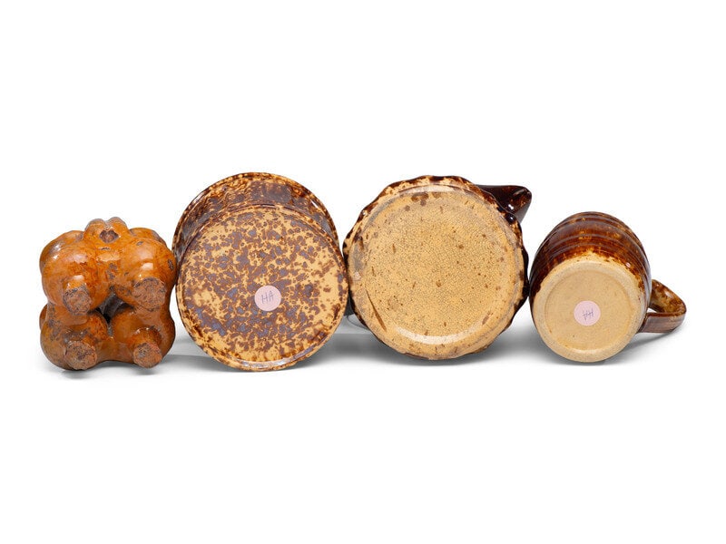 Thirteen Rockingham Glazed Table Articles - 4