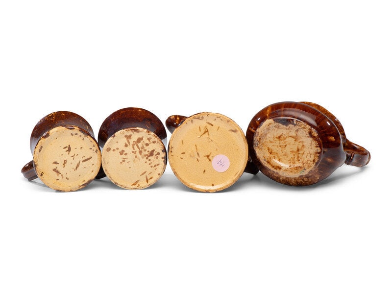 Thirteen Rockingham Glazed Table Articles - 5