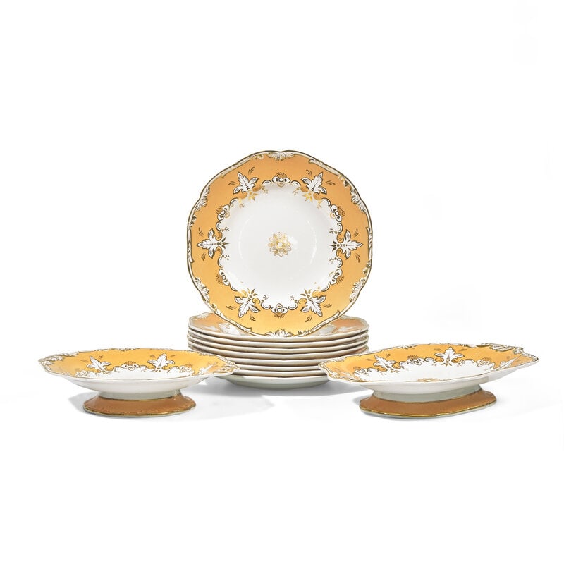 A Set of Eleven Wedgwood Pearlware Table Articles (1 of 2)