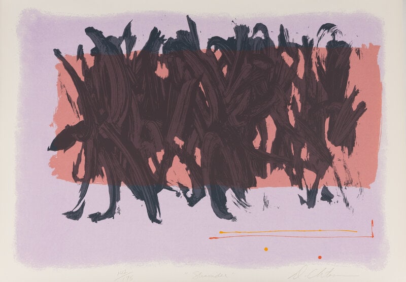 Dan Christensen (American, 1942-2007) Shanidar and Veeda (two works) - 2