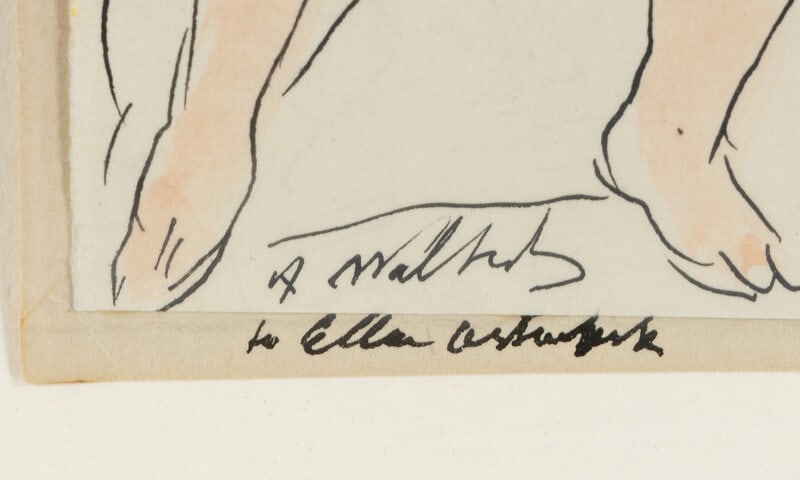 Abraham Walkowitz (American, 1878-1965) Three Studies of Isadora Duncan - 3