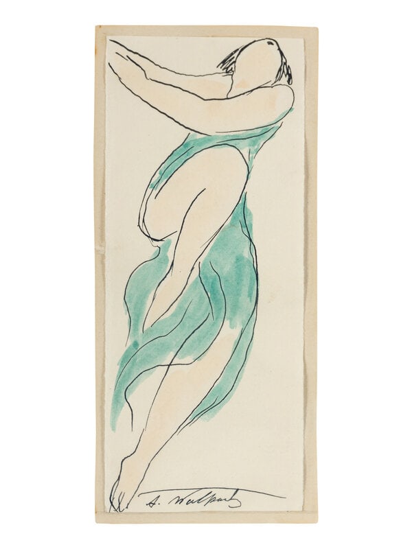 Abraham Walkowitz (American, 1878-1965) Three Studies of Isadora Duncan - 4