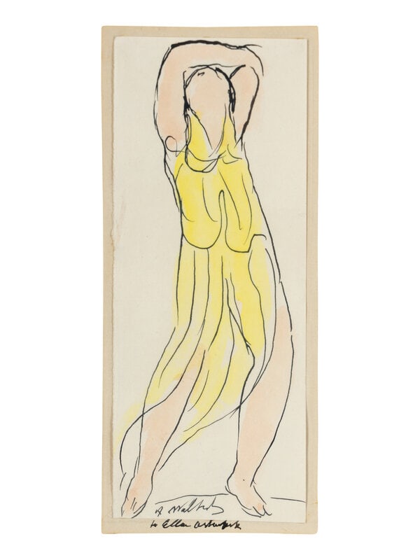 Abraham Walkowitz (American, 1878-1965) Three Studies of Isadora Duncan - 5