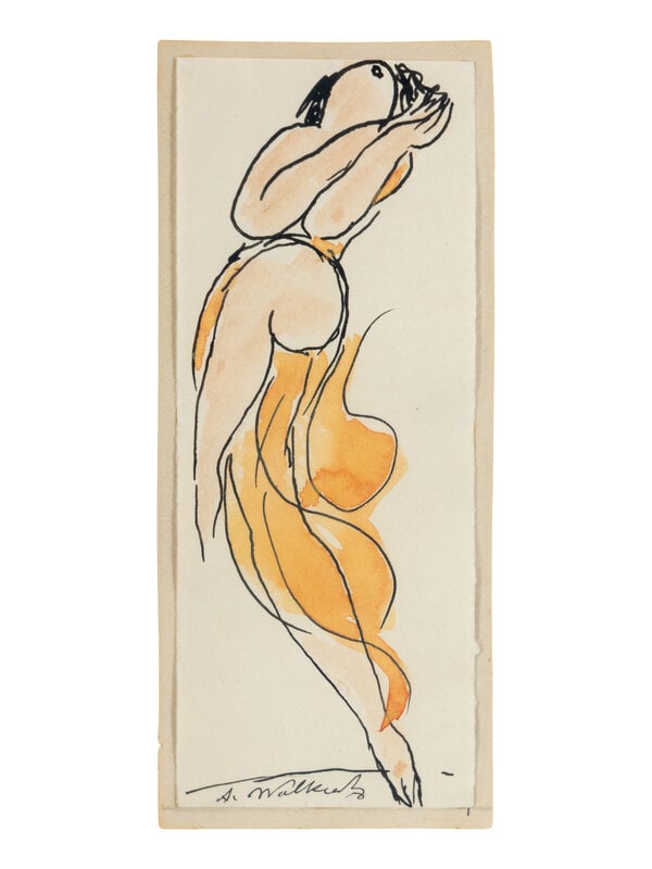 Abraham Walkowitz (American, 1878-1965) Three Studies of Isadora Duncan - 6