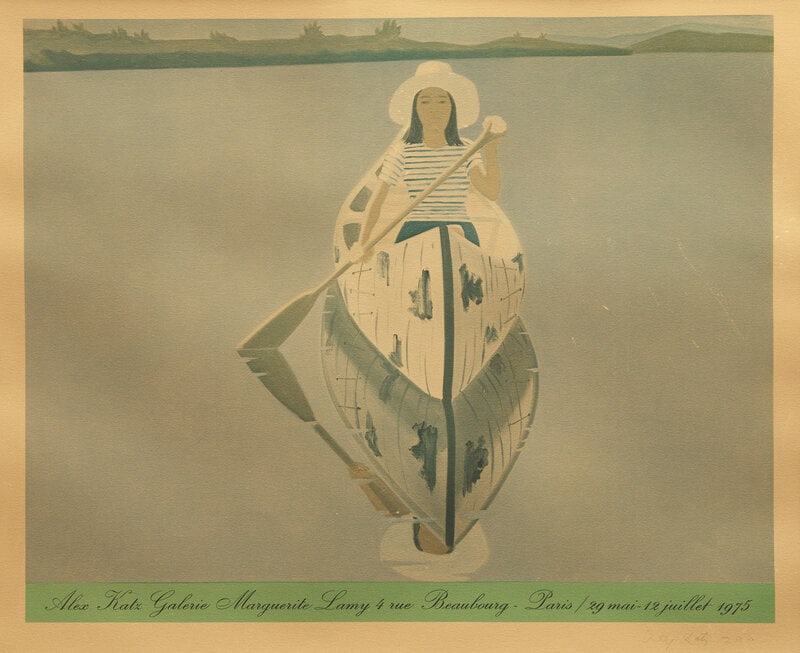 Alex Katz (American, b. 1927) Good Afternoon, Galerie Marguerite Lamy, Beaubourg, Paris Exhibition P - 2