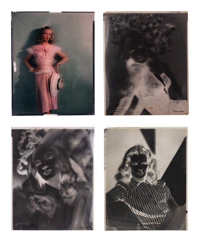 [HOLLYWOOD PHOTOGRAPHY]. A group of 17 photographic portrait negatives and transparencies of Veronic - 3