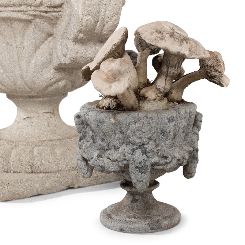 A Neoclassical Style Cast Stone Urn  - 3