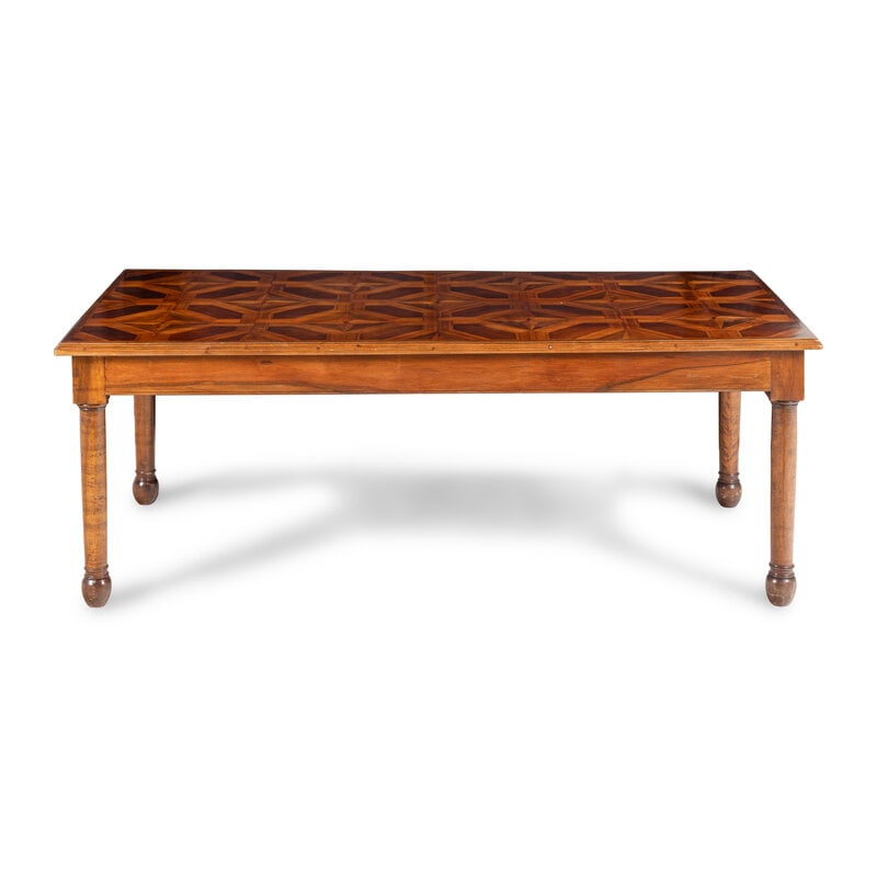 A Diminutive Neoclassical Style Parquetry Center Table  (1 of 3)