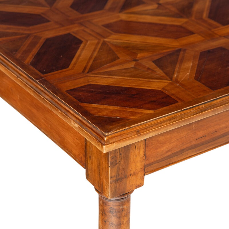 A Diminutive Neoclassical Style Parquetry Center Table  - 3