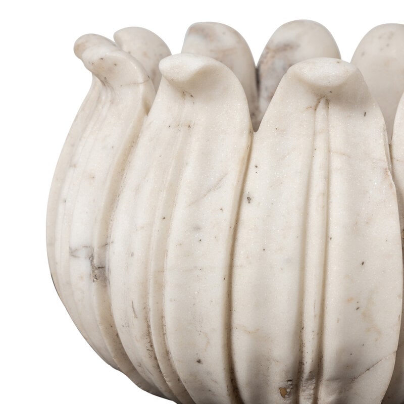 Two Carved Marble Jardinières - 2