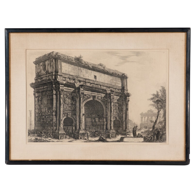 Giovanni Battista Piranesi (Italian, 1720-1778) A pair of Veduta dell'Arco di Constantino; Veduta de - 3