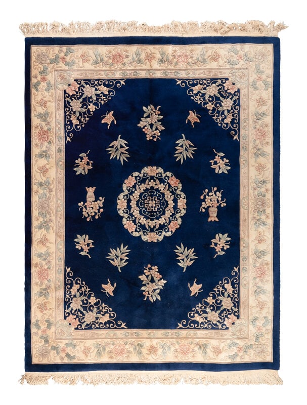 A Chinese Rug: A Chinese Rug Second Half 20th Century 10 feet 3 inches x 8 feet 1 inch. This lot is located in Chicago. ConditionNo significant damage or repairs. Gentle signs of wear from use. Would benefit from