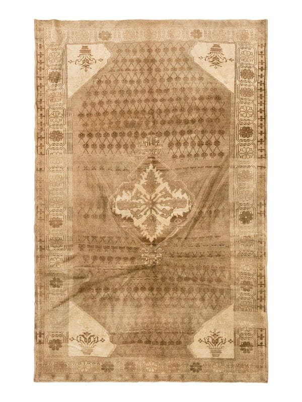 An Oushak Rug: An Oushak Rug 10 feet 2 inches x 7 feet 8 inches. Property from a Private Family Trust This lot is located in Chicago. Condition Ch