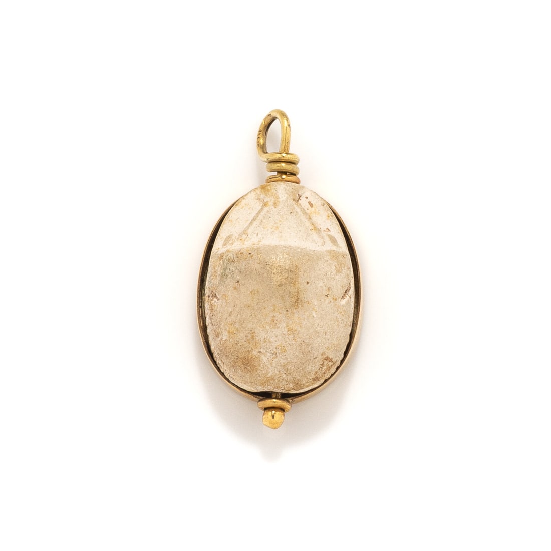 An Egyptian Faience Scarab (1 of 2)