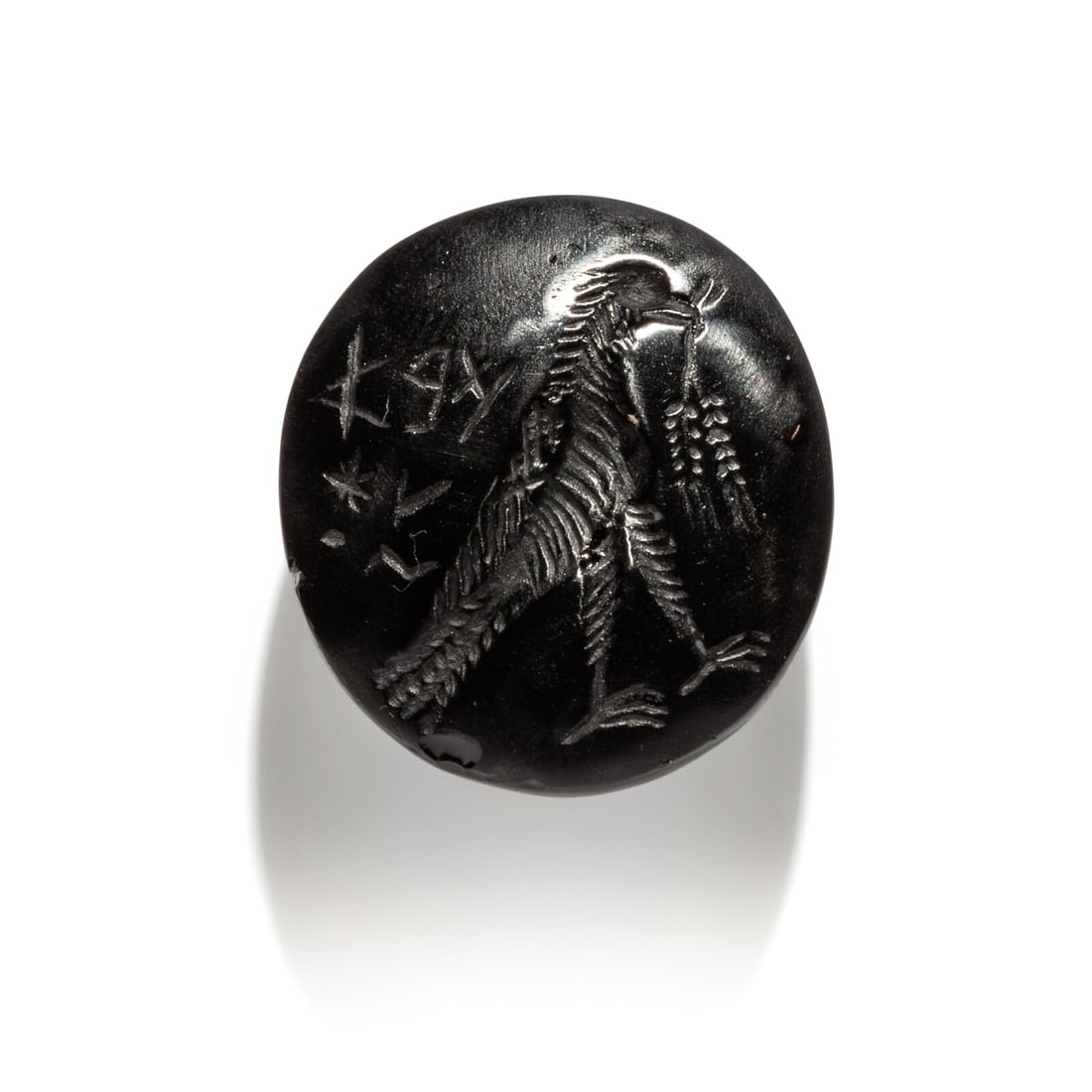 An Eastern Roman Onyx Intaglio: An Eastern Roman Onyx Intaglio Circa 3rd Century A.D. Length 2.2 cm (7/8 inch). Provenance: Private Collection, New York, 2000s.