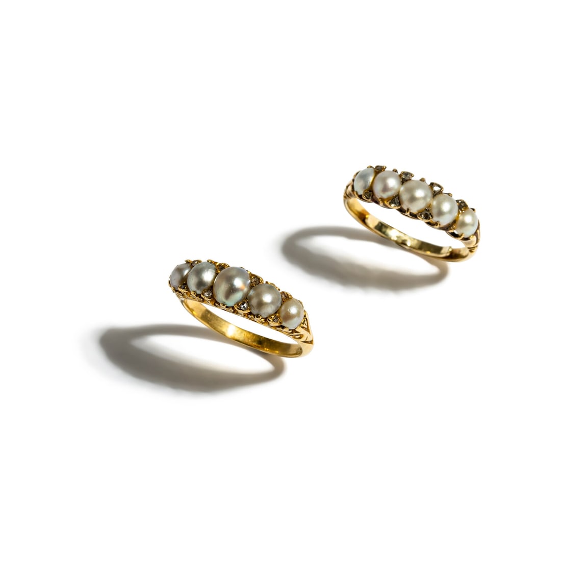 ANTIQUE, COLLECTION OF PEARL RINGS (1 of 3)